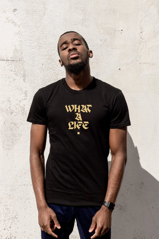 What a Life™ Branded T-Shirt - Black